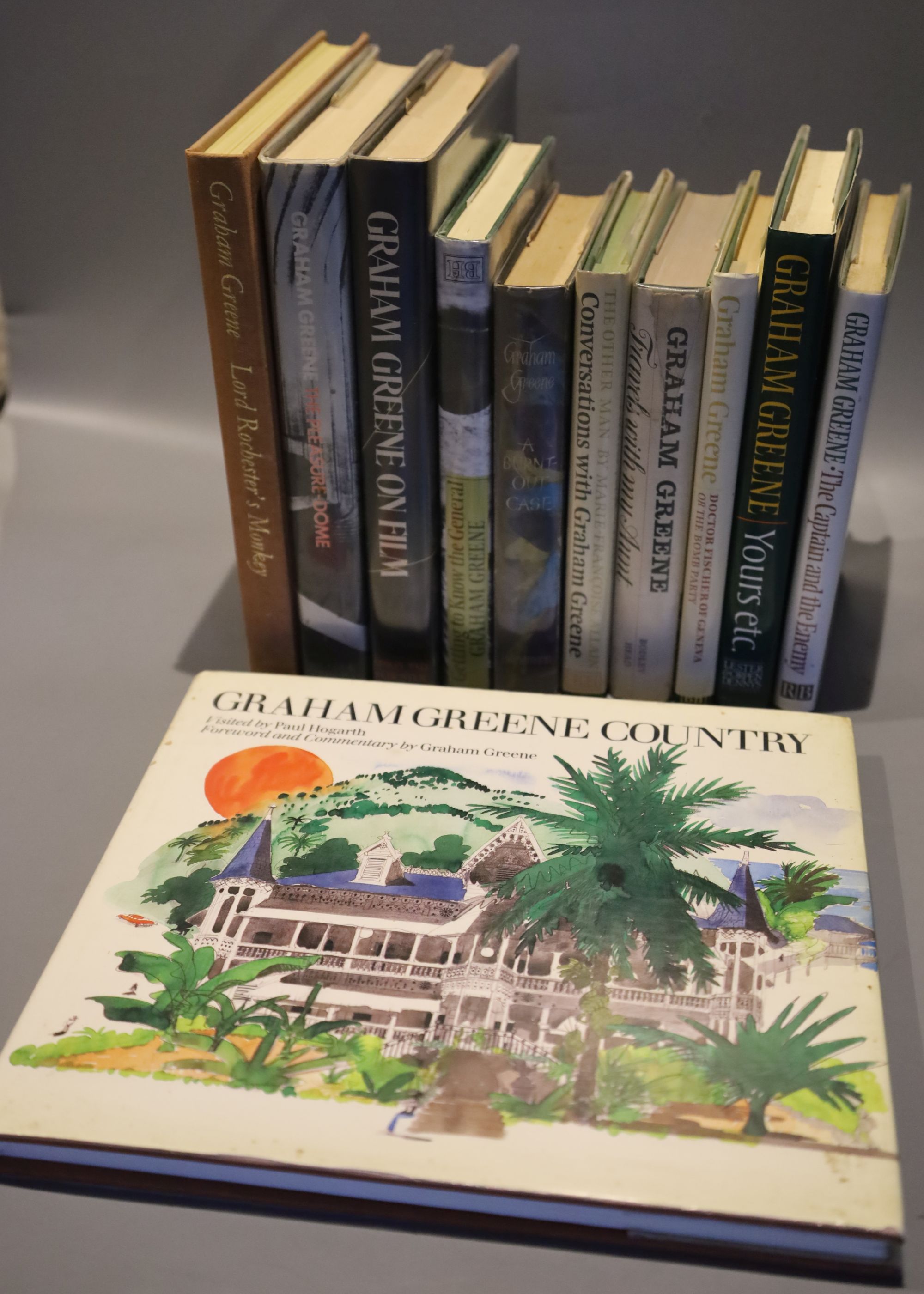 Greene, Graham - A Collection of Books, 1st editions, in d/wrappers, published post 1960, includes A Burnt Out Case, 1961; The Comedian